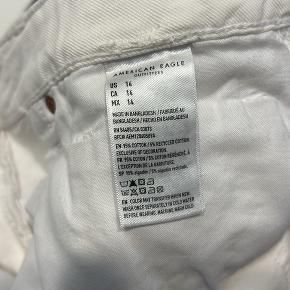 American Eagle white denim shorts - Picture 4 of 4